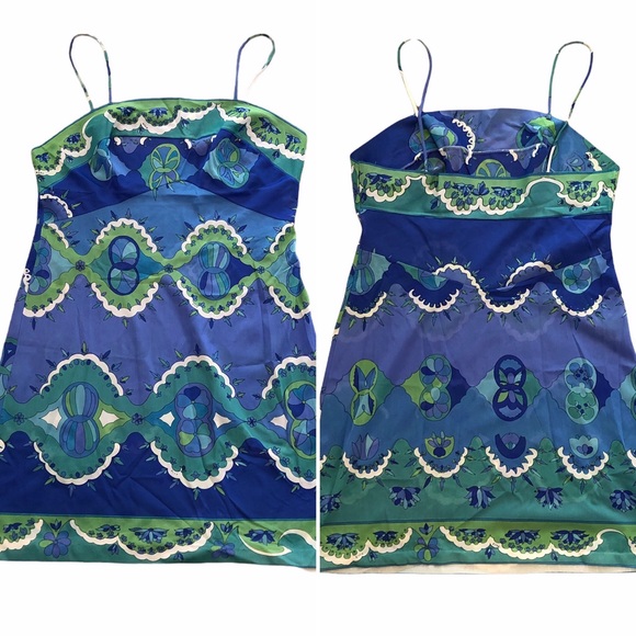 Vintage Emilio Pucci for FormFit Rogers Made in the USA slip dress - Picture 1 of 16